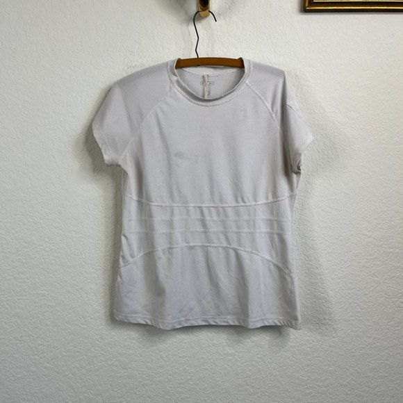 Lululemon Sunrise SS Tech Swiftly Dotted Pocket Sleeve Run Banded Tee - Picture 1 of 7